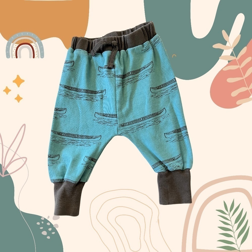 Kate Quinn Blue canoe pants size 12-18 month